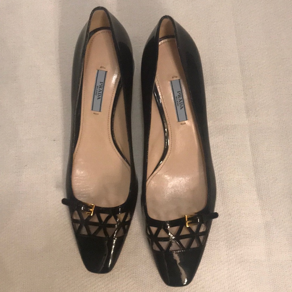 Prada milano made in Italy 2 inches heel